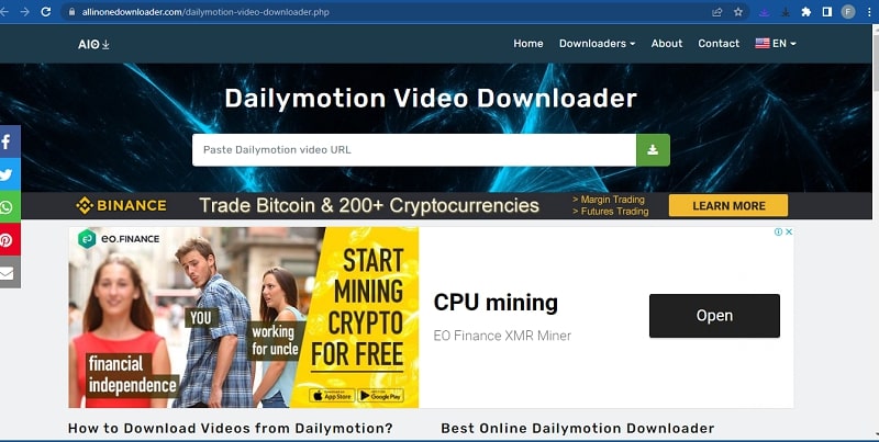 AIO Dailymotion Video Downloader