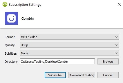 Set Download Options for Automatic Video Downloads
