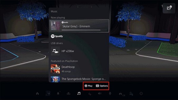 enjoy Spotify while playing ps5 games