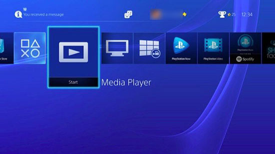 play Spotify music on PS4 through USB drive