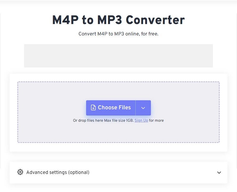 FreeConvert M4P to MP3 Converter